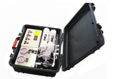 Purificador solar portátil del agua de la maleta del tratamiento de aguas para la consumición al aire libre de la emergencia