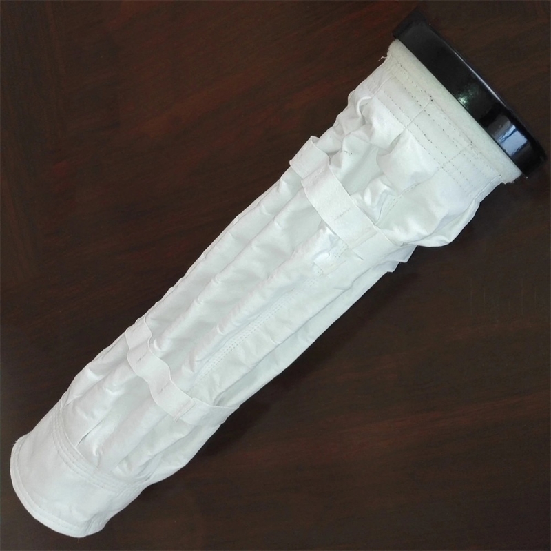 Bolsas de filtro plissadas 100% de PTFE Resistencia al alcalinismo Resistencia al agua Bolsas de filtro para recolectores de polvo